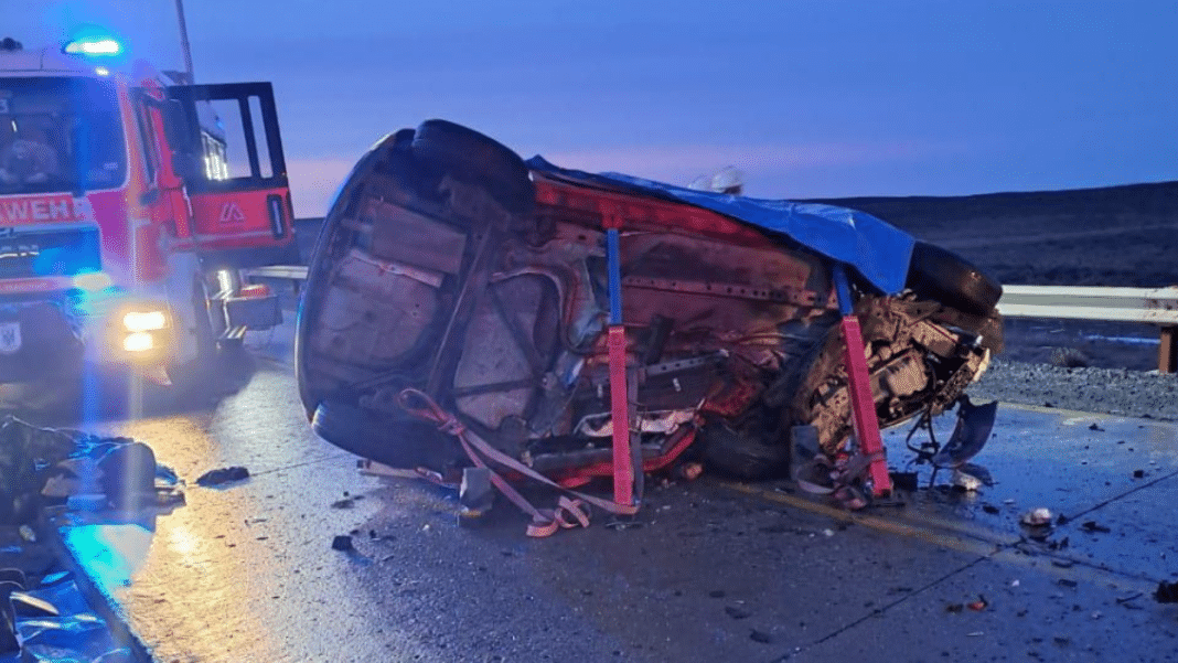 Impactante choque frontal en Punta Arenas deja 5 víctimas fatales