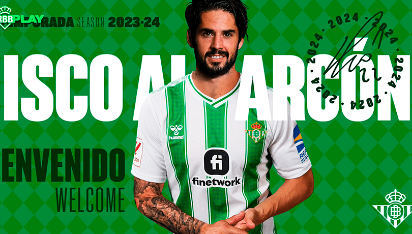 ¡Increíble! Real Betis ficha a Isco, el exjugador del Real Madrid