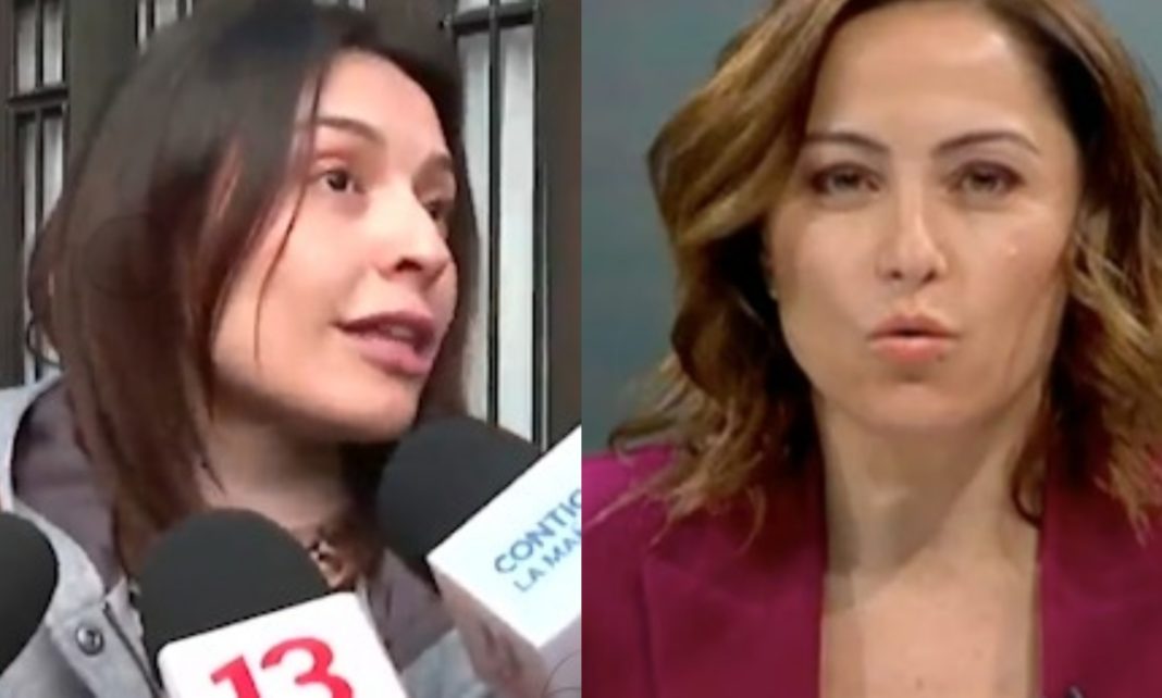 Camila Polizzi arremete contra periodista Cony Santa María durante allanamiento de la PDI