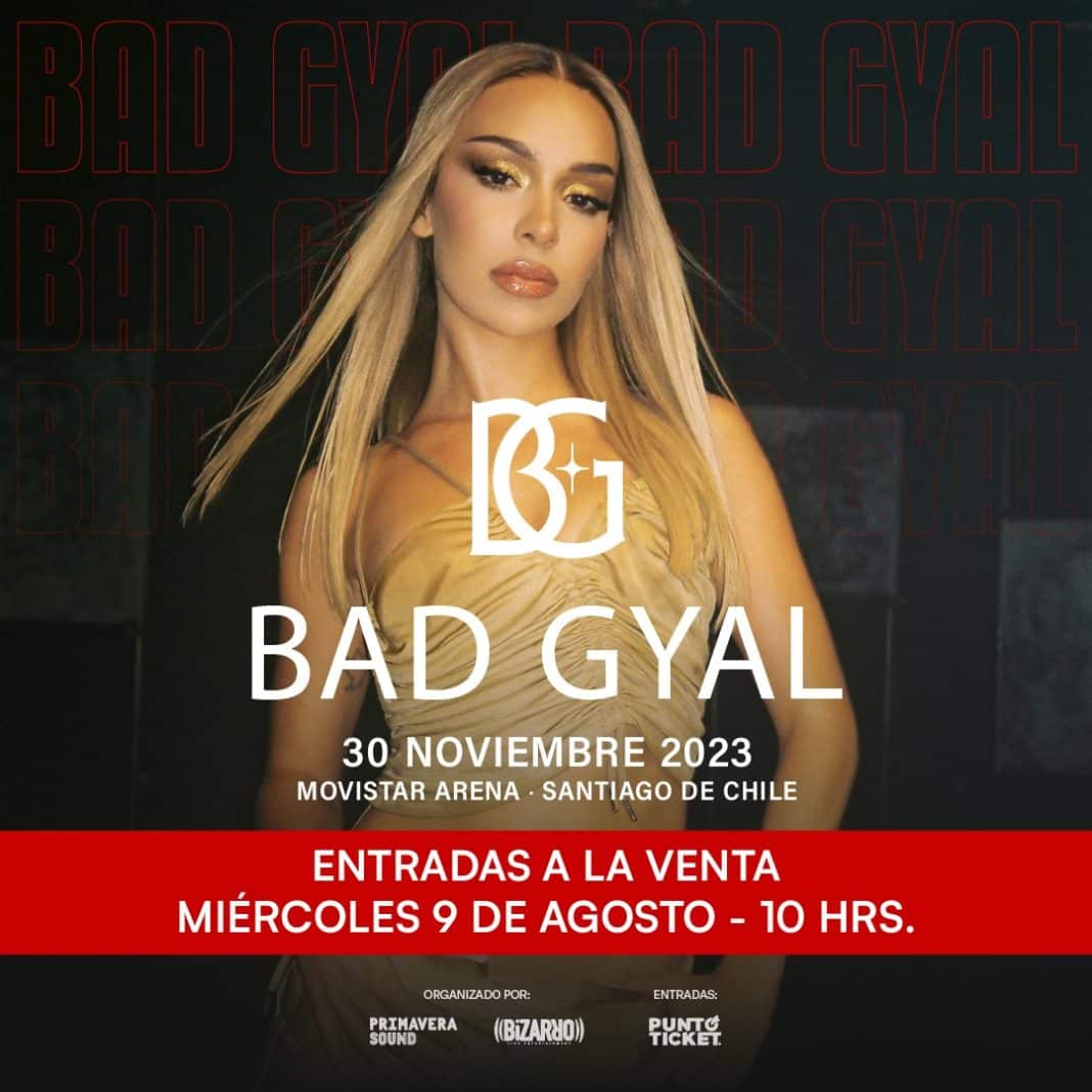 ¡Bad Gyal llega a Chile! No te pierdas su espectáculo en el Movistar Arena