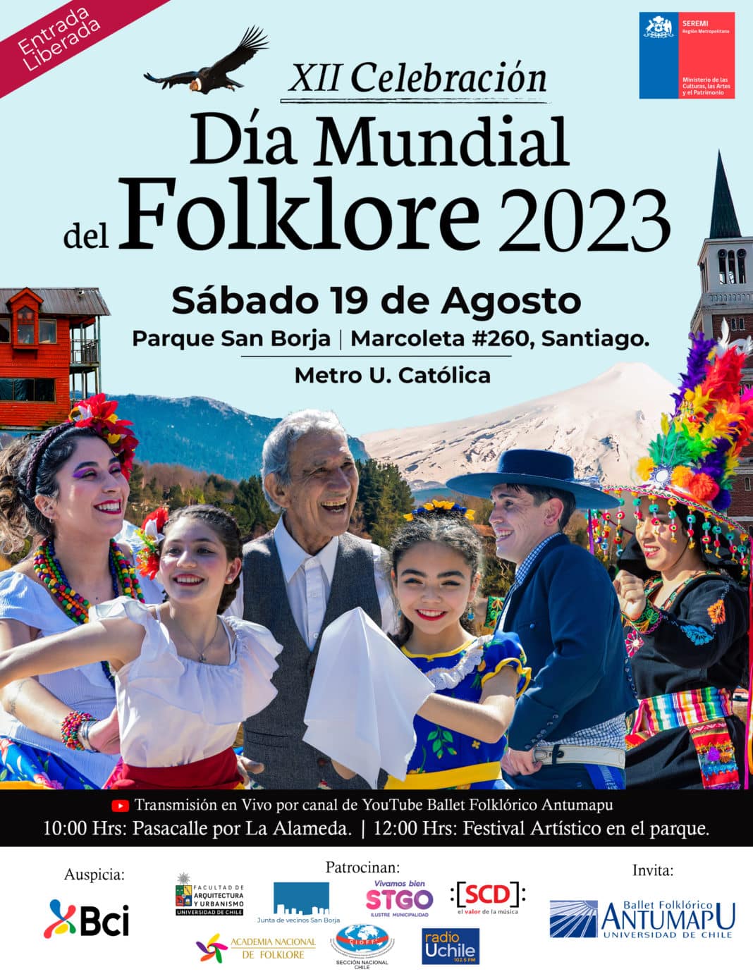 ¡Celebra el Día del Folklore en la Alameda con más de dos mil artistas!