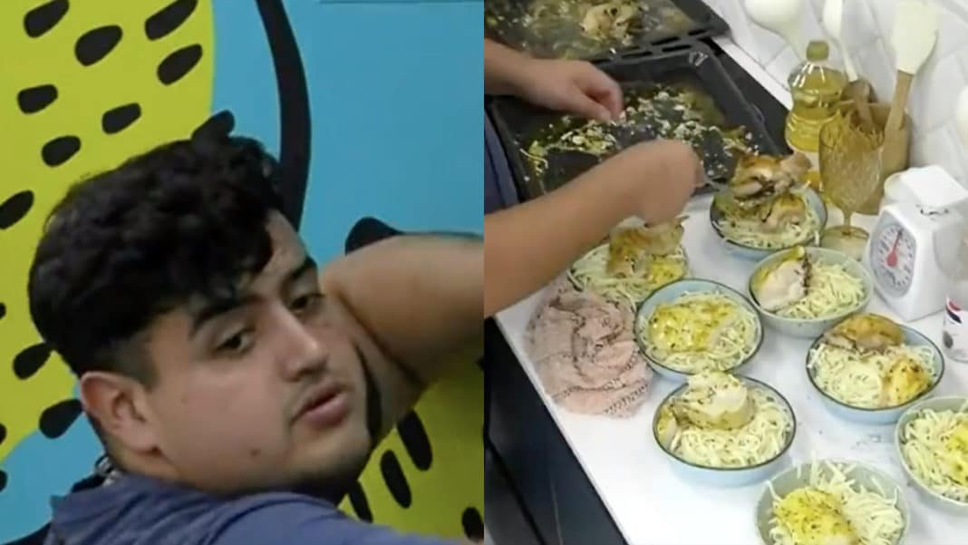 ¡Escándalo en Gran Hermano!: Rubén es captado apoderándose de la comida