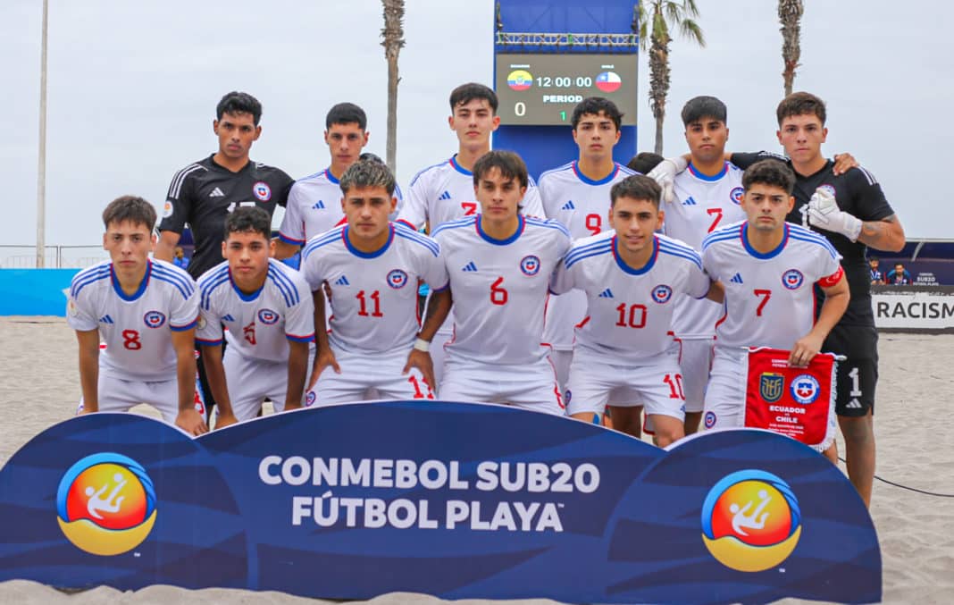 ¡Increíble! Chile avanza a las semifinales del Sudamericano Sub 20 de fútbol playa