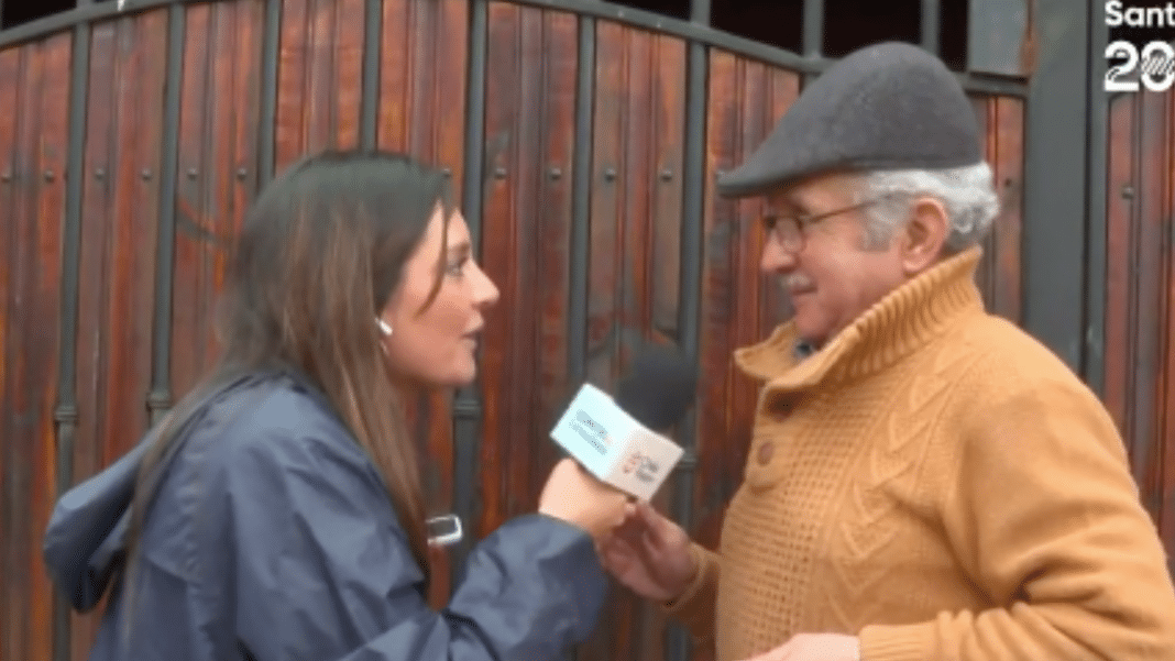 ¡Increíble respuesta de un abuelo en medio de las inundaciones!