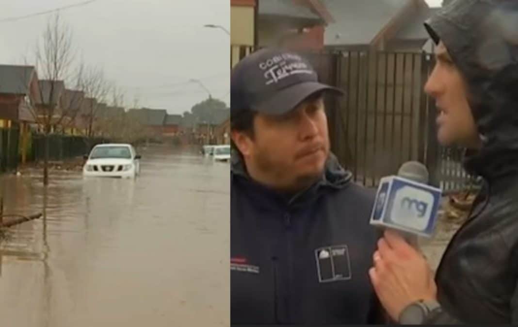 ¡Indignación total! Periodista confronta al Delegado Presidencial por falta de ayuda en inundaciones