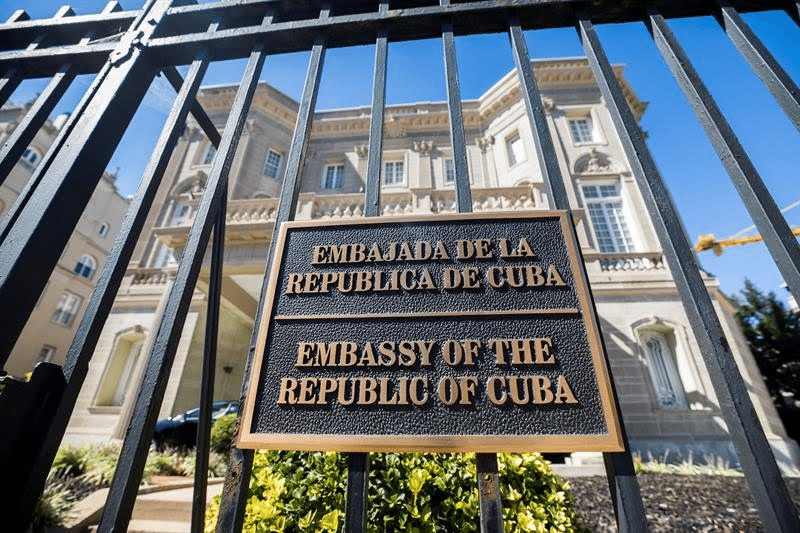 ¡Ataque terrorista en la embajada de Cuba en Estados Unidos!