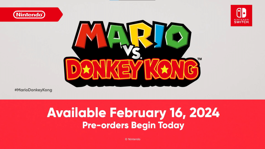 ¡Increíbles novedades en el Nintendo Direct! Mario vs Donkey Kong, Princess Peach Showtime y F-Zero 99 destacan