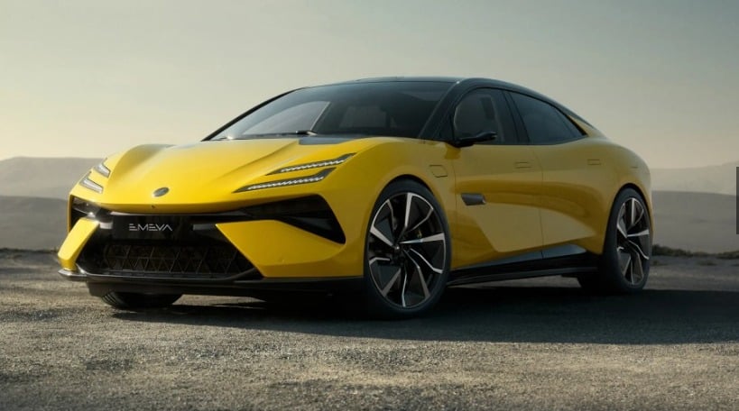 ¡Lotus sorprende con su nuevo sedán eléctrico: Emeya!