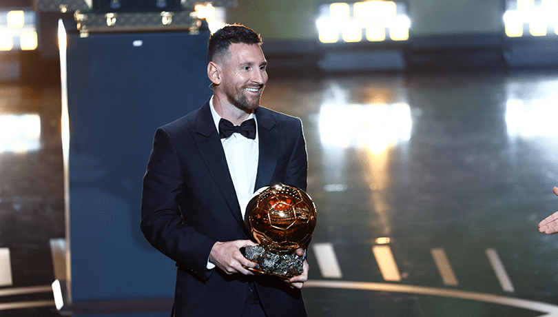 ¡Increíble! Lionel Messi gana su octavo Balón de Oro y hace historia