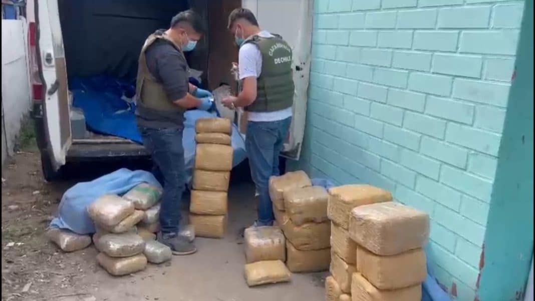 ¡Increíble incautación de droga en Melipilla! Carabineros decomisan más de 430 kilos