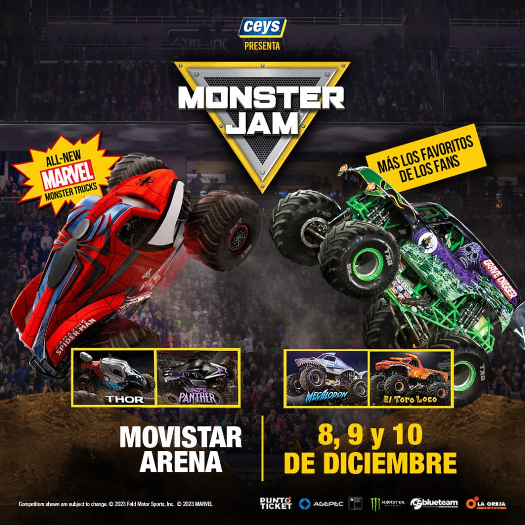 ¡Monster Jam regresa a Chile con las camionetas más grandes del mundo!