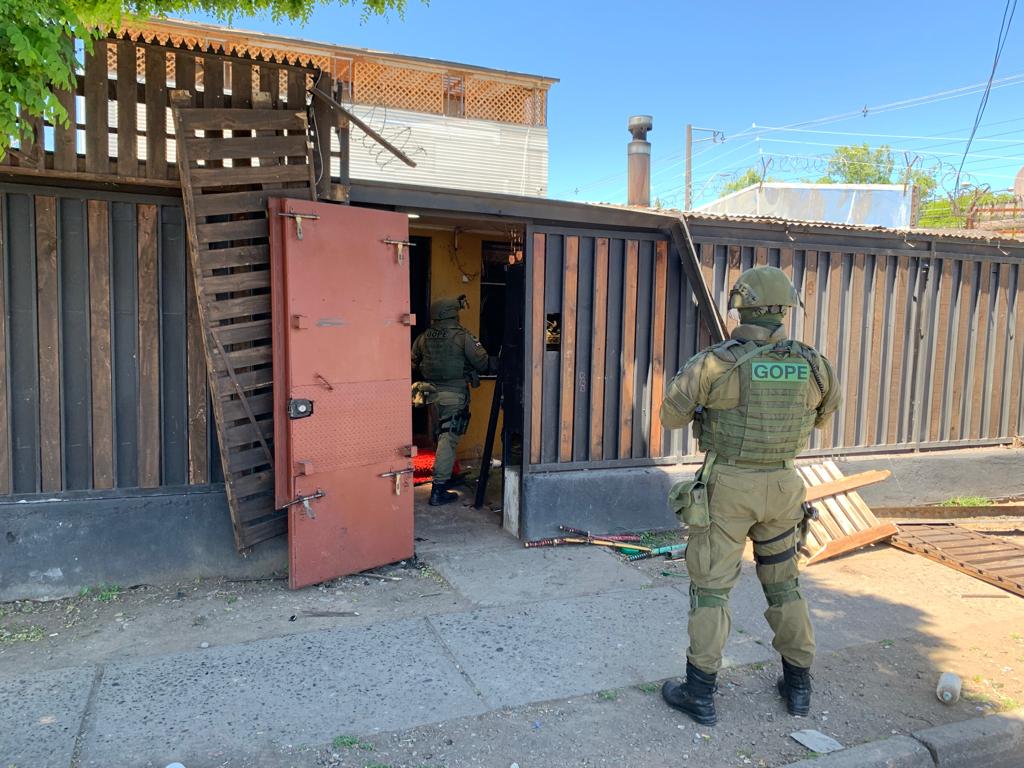 Carabineros desmantela casas búnker en Los Ángeles: un duro golpe al narcotráfico