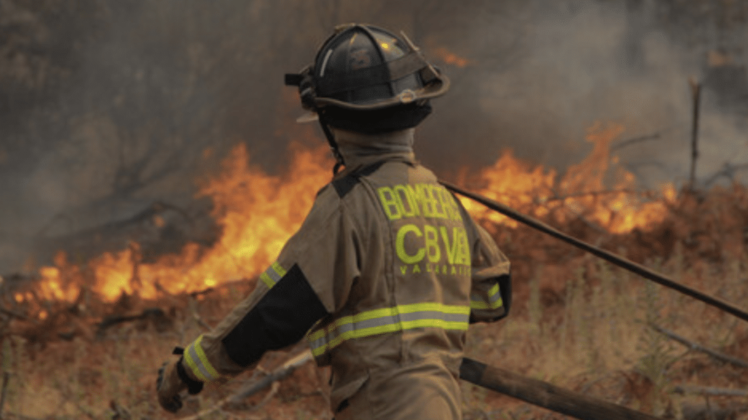 ¡Alerta Roja! Incendio forestal amenaza a la comuna de Paihuano