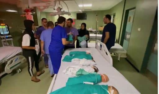 ¡Evacuación de emergencia! 31 bebés prematuros son rescatados del Hospital Al Shifa en Gaza