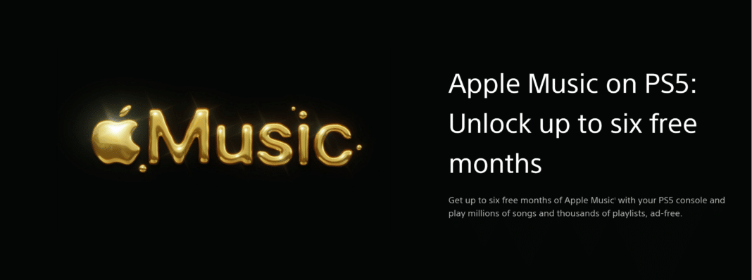 ¡Obtén 6 meses gratis de Apple Music en tu PS5!