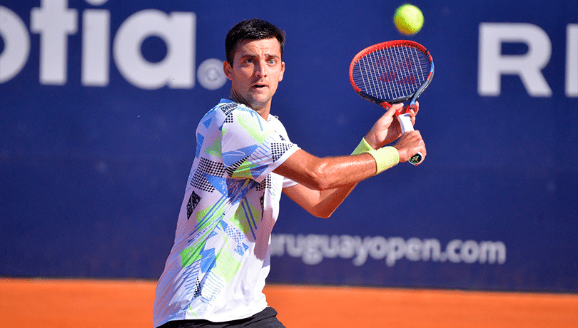 ¡Partido suspendido por lluvia! Tomás Barrios vs Hugo Dellien