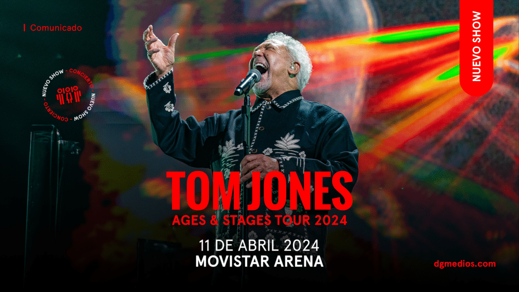 ¡Tom Jones regresa a Chile con un espectáculo imperdible!