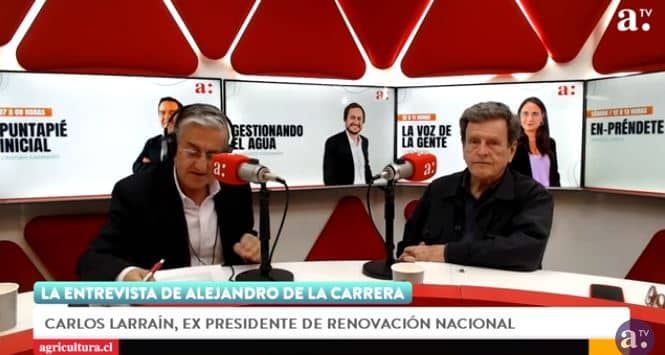 Carlos Larraín critica declaraciones de Bachelet en franja del 'En Contra': 'Hubo una campaña de mentiras peludas'
