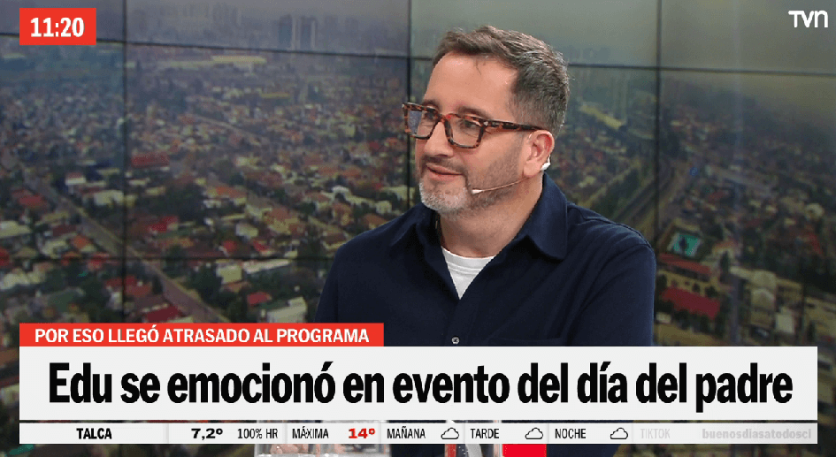 Eduardo Fuentes responde a crítica en redes sociales y defiende su trabajo en TVN