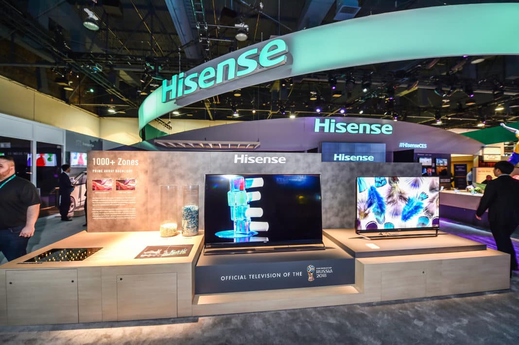 Hisense revoluciona la tecnología de pantallas de televisores en CES 2024