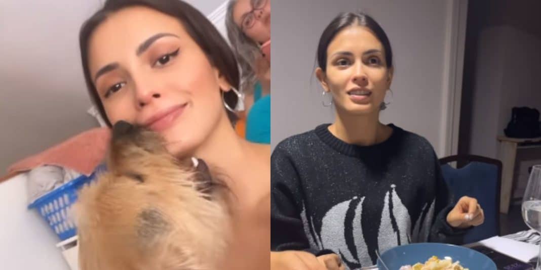 La inolvidable celebración navideña de Constanza Capelli junto a su querido perro Bigote