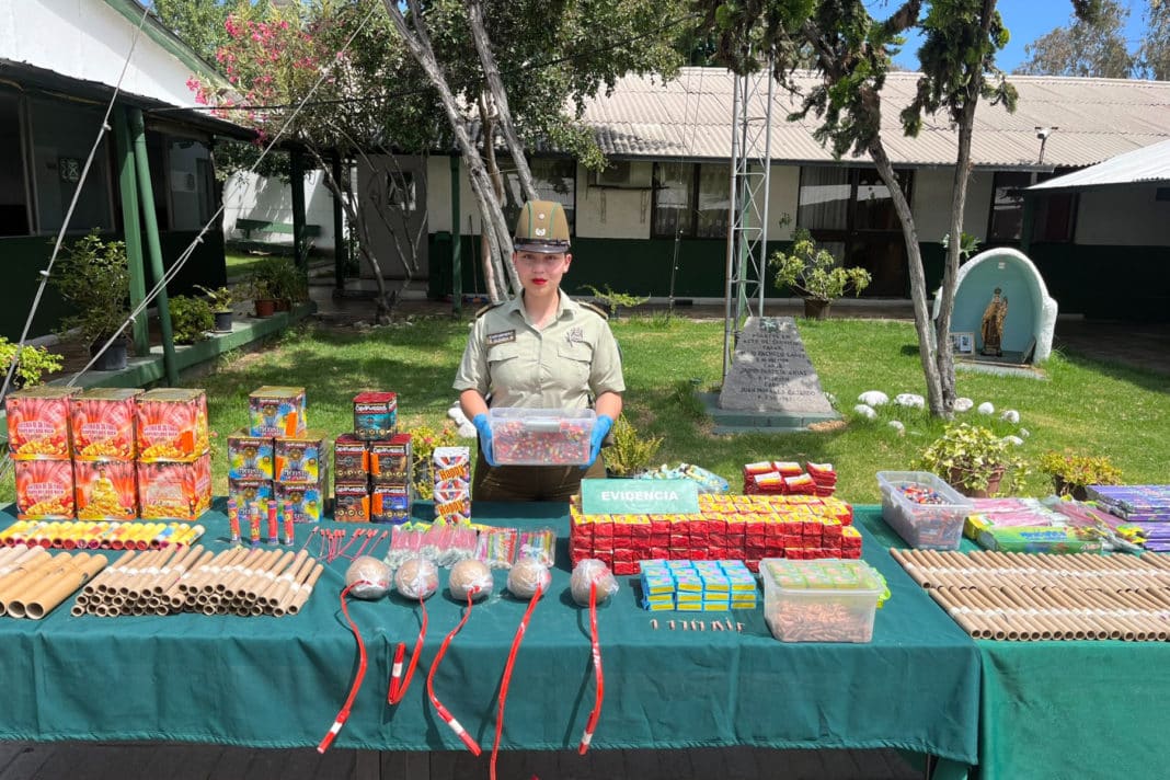 ¡Carabineros sorprende con el mayor decomiso de fuegos artificiales en La Florida!