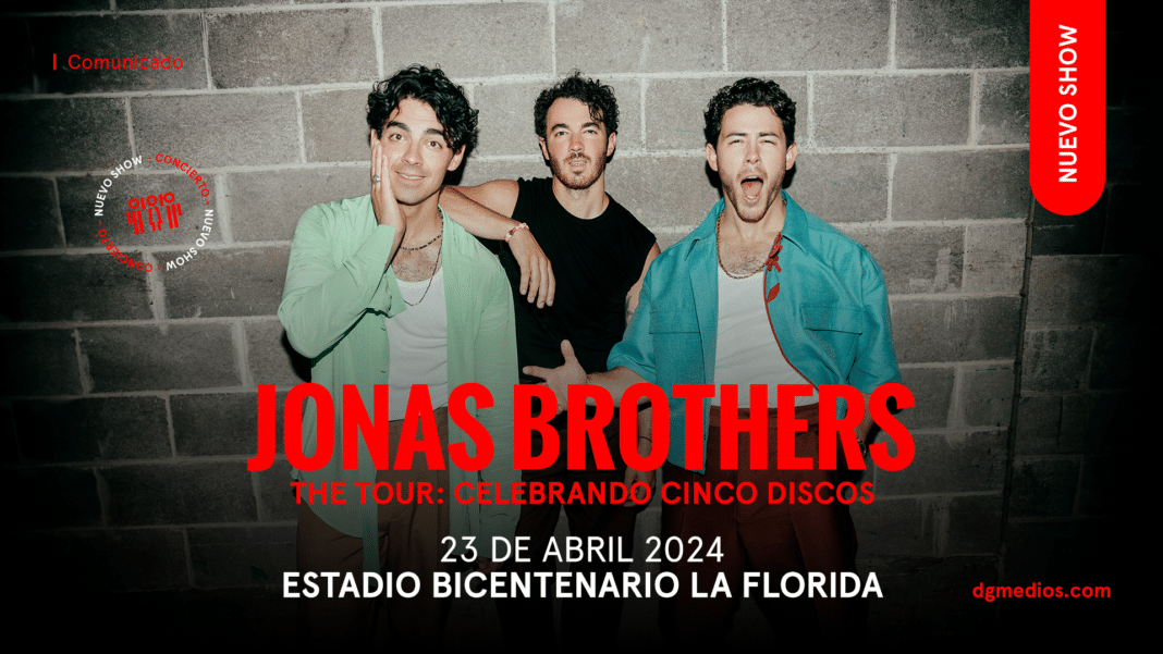 ¡Los Jonas Brothers regresan a Chile con su gira mundial!