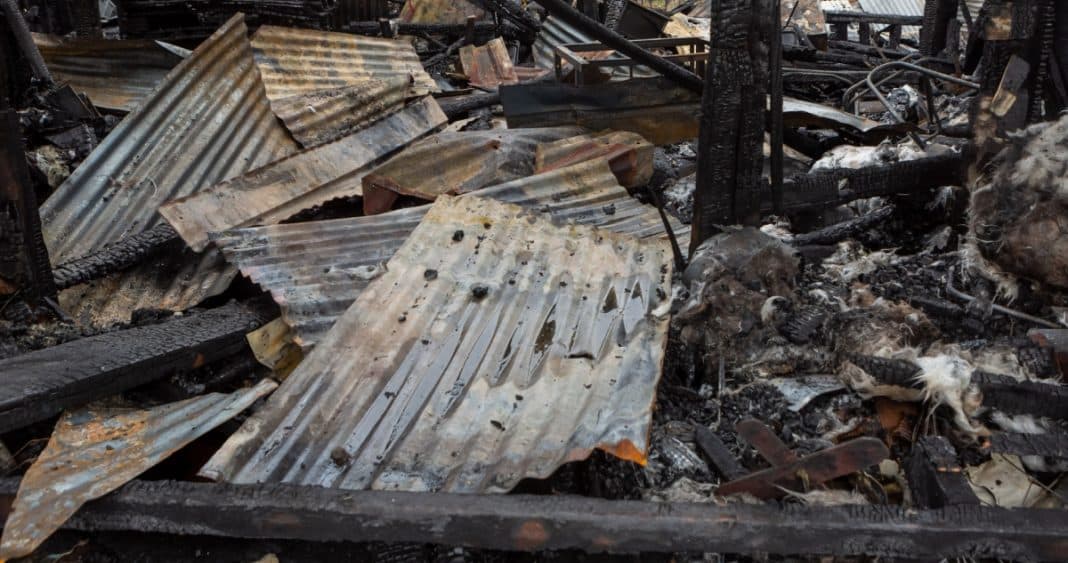 Impactante ataque incendiario en Collipulli: vivienda reducida a cenizas