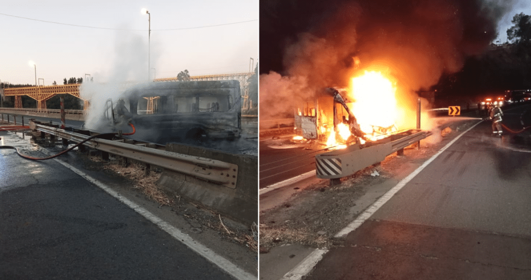 ¡Escándalo! Parlamentarios indignados por ataque incendiario en Puente Malleco