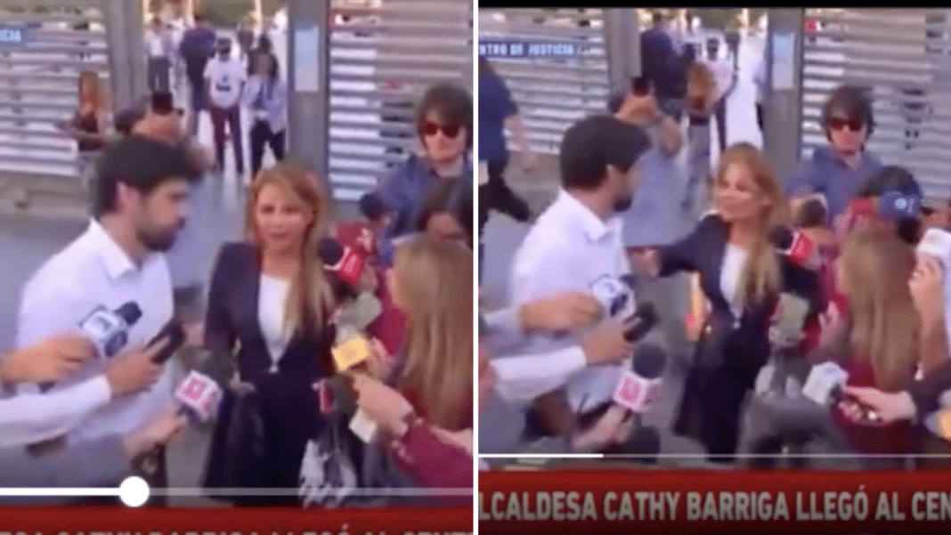 ¡Escándalo en tribunales! Cathy Barriga se enfurece con su esposo en vivo