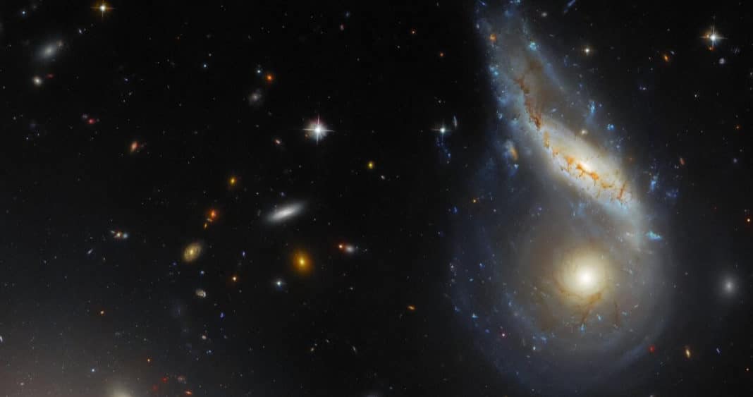 ¡Impactante choque de galaxias captado por el telescopio Hubble!