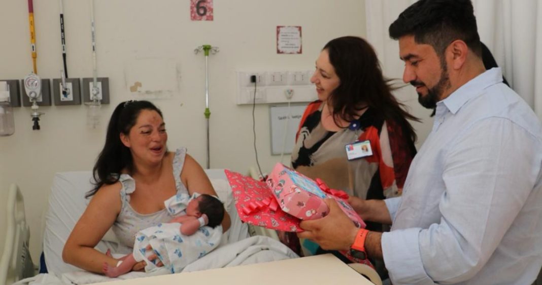 ¡Increíble! Facundo fue el primer bebé en nacer en Talcahuano en el año 2024