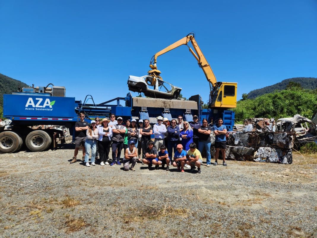 ¡Increíble! Hualaihué recicla 40 toneladas de chatarra gracias a una campaña comunitaria