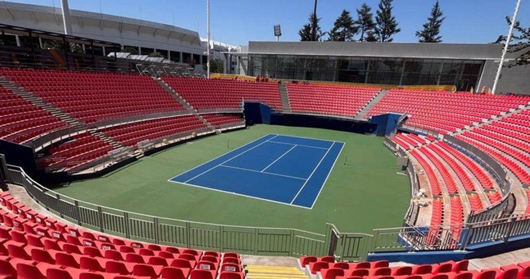 ¡Increíble transformación! El Court Central del Estadio Nacional se renueva para la Copa Davis