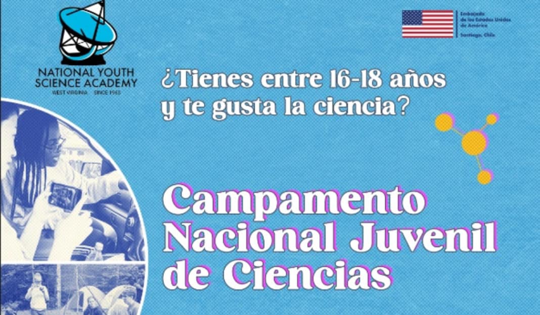 ¡No te pierdas la oportunidad! Embajada de EE.UU. invita a escolares chilenos al Campamento Nacional Juvenil de Ciencias 2024