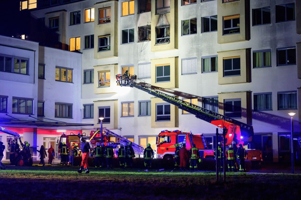 ¡Tragedia en Alemania! Incendio en un hospital deja cuatro muertos
