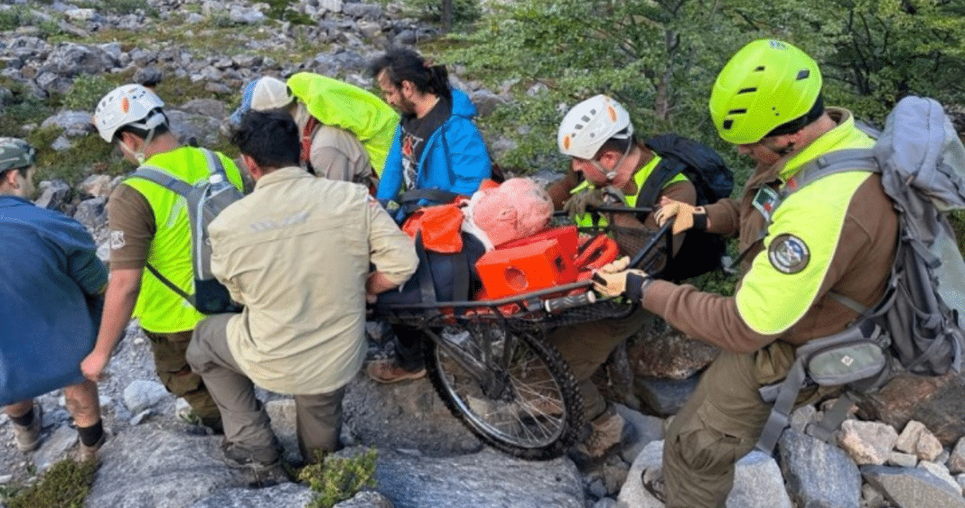 Impactante: Turista irlandés cae desde 15 metros en Torres del Paine