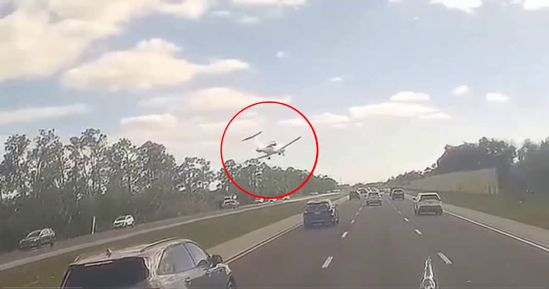 Impactante video revela el momento en que un jet privado se estrella en una carretera de EEUU