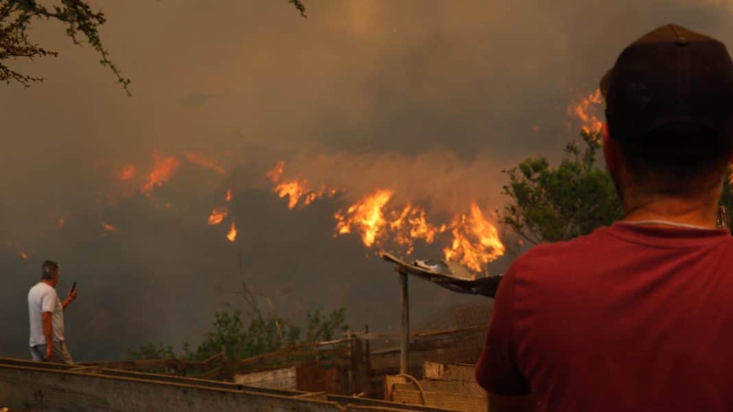 Impactantes registros de los devastadores incendios en la Región de Valparaíso