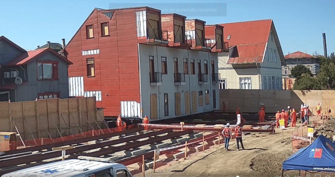 Increíble avance en el traslado de la Casona Lopetegui en Valdivia