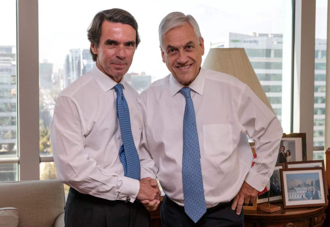 José María Aznar lamenta la muerte de su gran amigo Sebastián Piñera