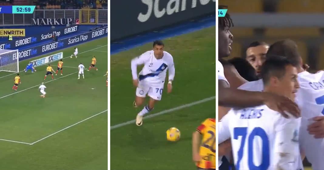La genialidad de Alexis Sánchez para asistir en el gol de Frattesi a Lecce: ¡Imperdible!