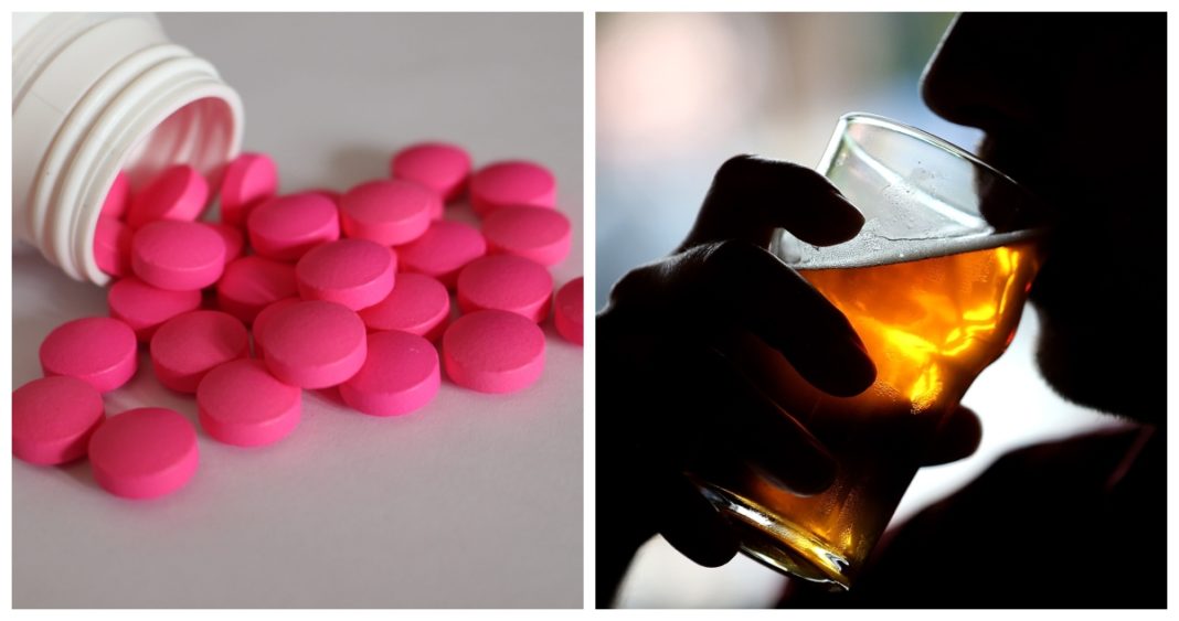 ¡Cuidado! Tomar alcohol junto con ibuprofeno o paracetamol puede ser peligroso para tu salud