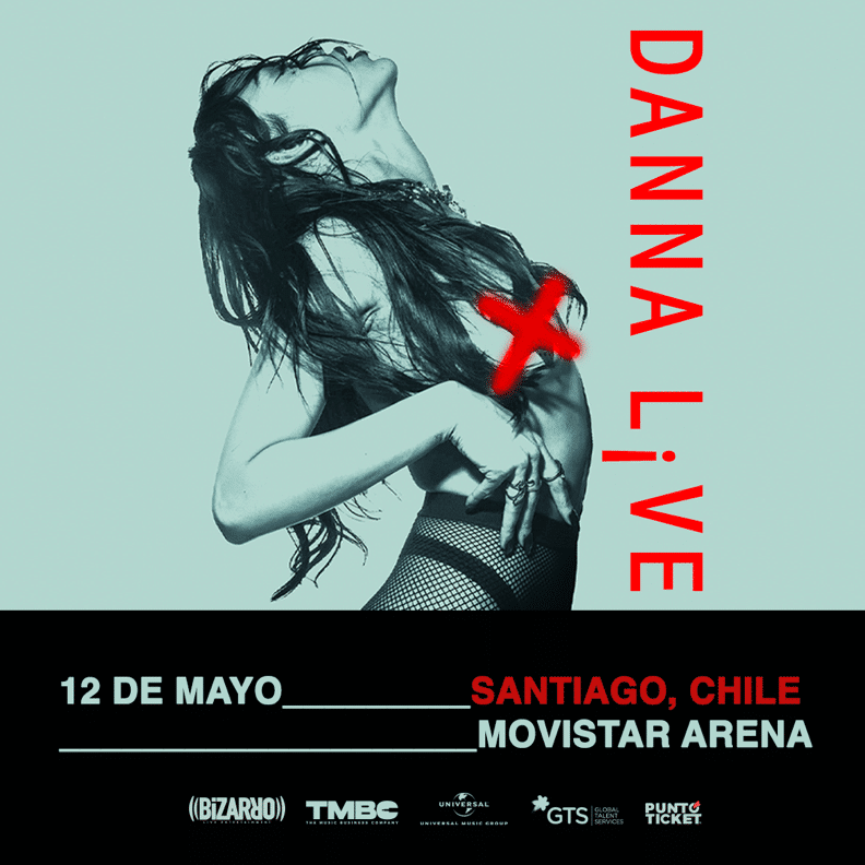 ¡Danna Paola vuelve a Chile con su espectacular show en el Movistar Arena!