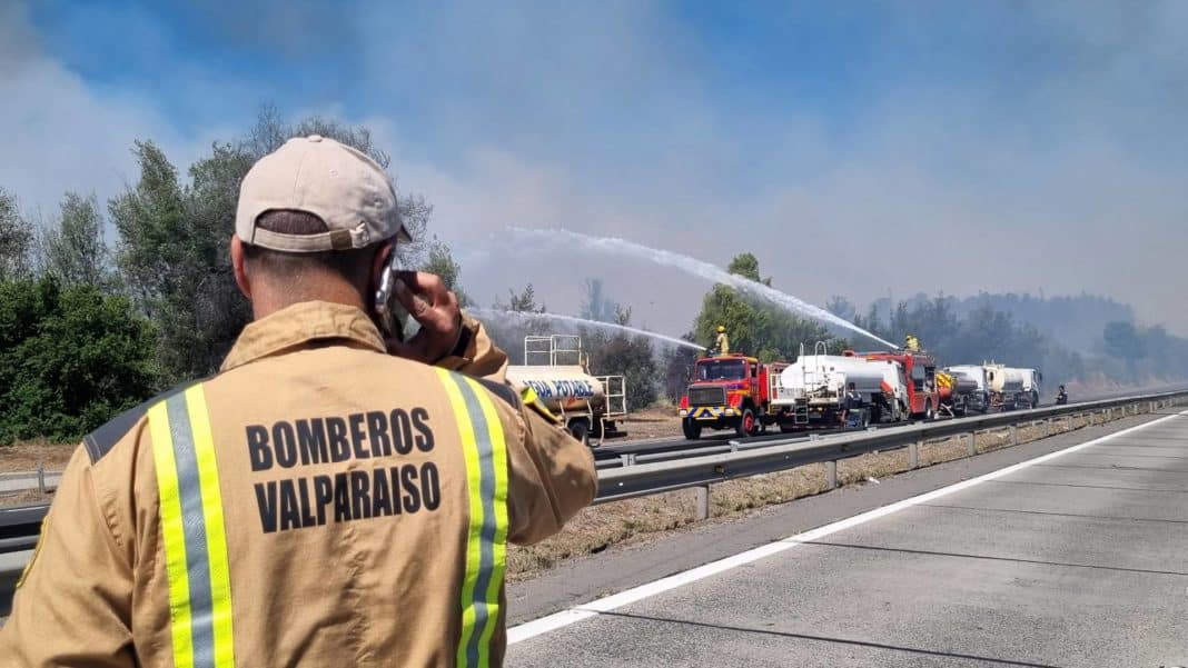 ¡Impactante! El lugar exacto donde se originó el mega incendio en Viña del Mar