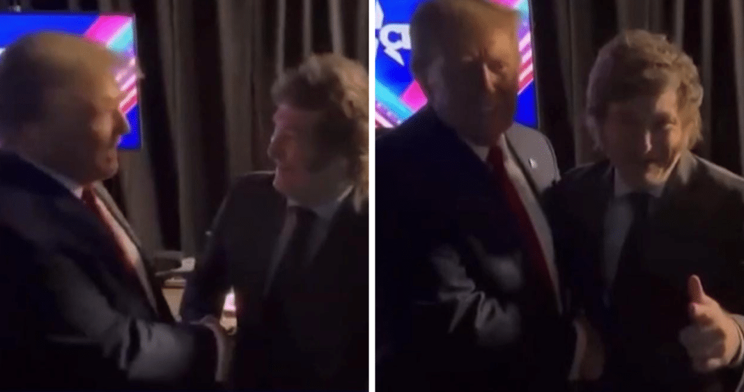 ¡Increíble encuentro! Milei se reúne con Donald Trump durante su visita a Estados Unidos