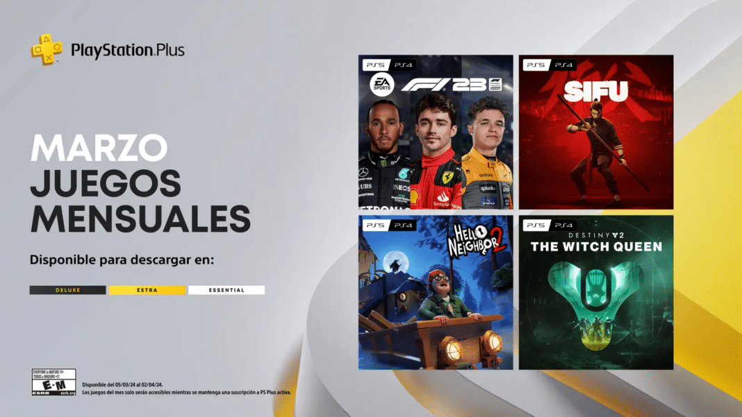 ¡Increíbles sorpresas en PS Plus! Descubre los títulos confirmados para marzo