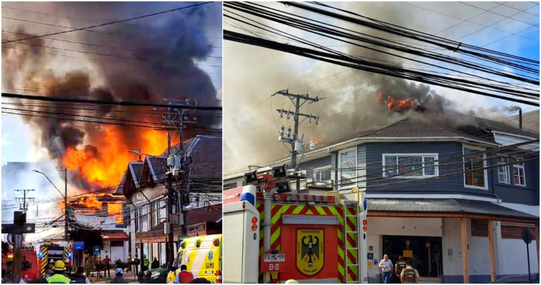 ¡Tragedia en Puerto Varas! Encuentran tres cadáveres en locales comerciales incendiados