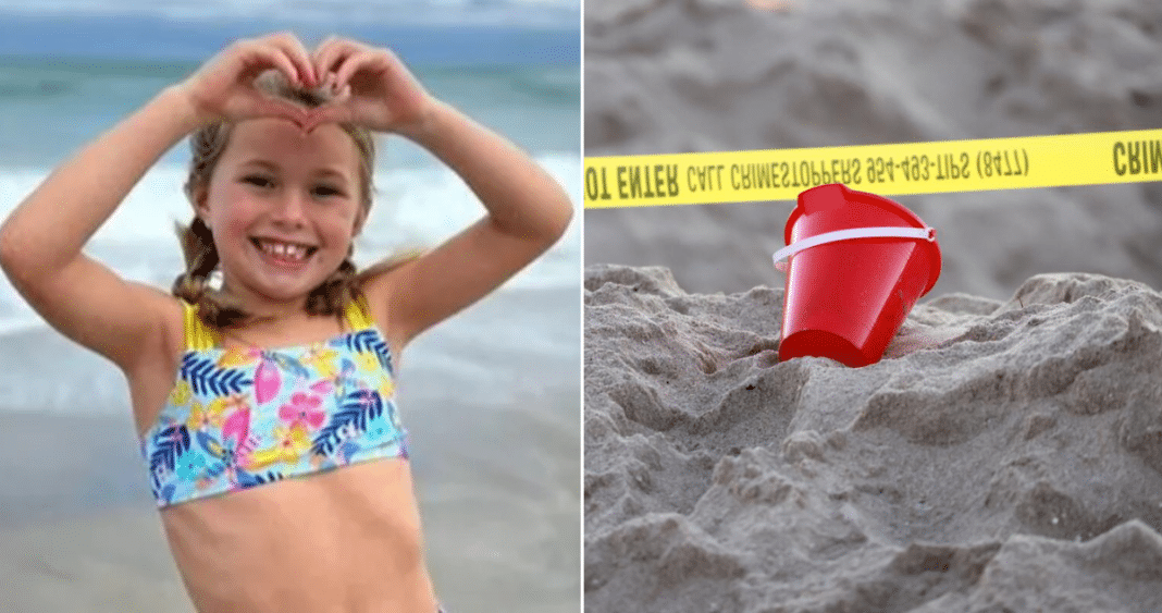 ¡Trágico accidente en una playa de EEUU! Desgarradora despedida a niña que perdió la vida enterrada en la arena
