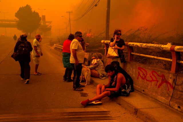 ¡Urgente! Incendios en Valparaíso: Se solicita evacuar el sector de El Salto